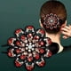 thumbnail image 1 of Rhinestones Flower Hair Clip Ponytail Hairclip Duckbill Hairpin Barrette Crystal Fancy Decorative Hair Accessories For Women, 1 of 3