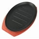 thumbnail image 1 of Platos De Fierro Fundido 28cm Oval Con Base De Madera Ideal Para Preparaciones Calientes Parrila, 1 of 4