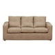 thumbnail image 1 of Sofá Emilia 3 Cuerpos Cuero Auris Beige, 1 of 7