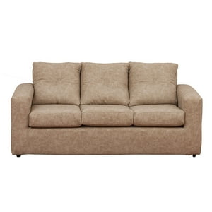 Muebles América - Sofá Emilia 3 Cuerpos Cuero Auris Beige