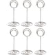 thumbnail image 5 of Soporte para números de mesa TecUnite, paquete de 24 unidades, plata, 8,5 cm, 5 of 7