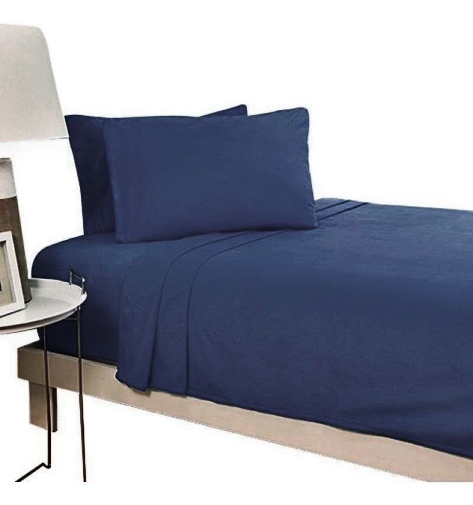 Bj Hogar - Sabana Polar 2 Plazas Color Azul Oscuro