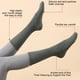 thumbnail image 3 of Calcetines de yoga con agarre para mujer, antideslizantes, ideales para yoga, pilates, barra y danza., 3 of 6