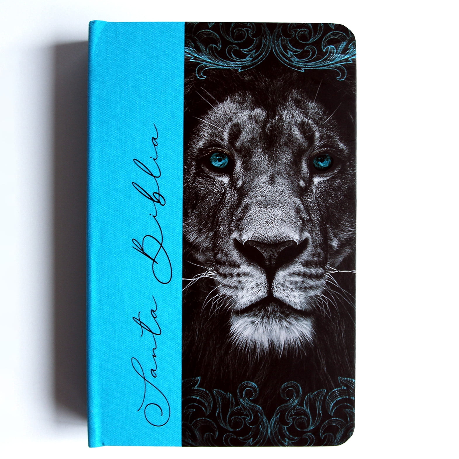 Origen - Biblia Rvr 1960 Letra Grande, Tapa Dura, León Aguamarina