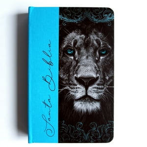 Origen - Biblia Rvr 1960 Letra Grande, Tapa Dura, León Aguamarina