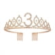 thumbnail image 3 of 1pc, 3th To18th Birthday Crown, Crystal Crown Birthday Anniversary Decoration, Happy Birthday Party Supplies, Birthday Decoration, Party Decor, Party Supplies, 3 of 3