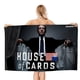 thumbnail image 1 of House of Cards Toalla de playa de secado rápido con diseño temático, regalo para mujeres y niñas, ideal para cumpleaños, fans, amantes de la música, uso en la playa o al aire libre, 78 × 180 cm, 1 of 6