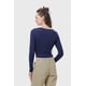 thumbnail image 3 of Polera Mujer Escote Cuadrado Azul - lll, 3 of 4