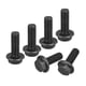 thumbnail image 1 of Pernos de brida dentada hexagonal M12x35mm Tornillos de acero al carbono de grado 10.9 Paquete de 6, 1 of 5