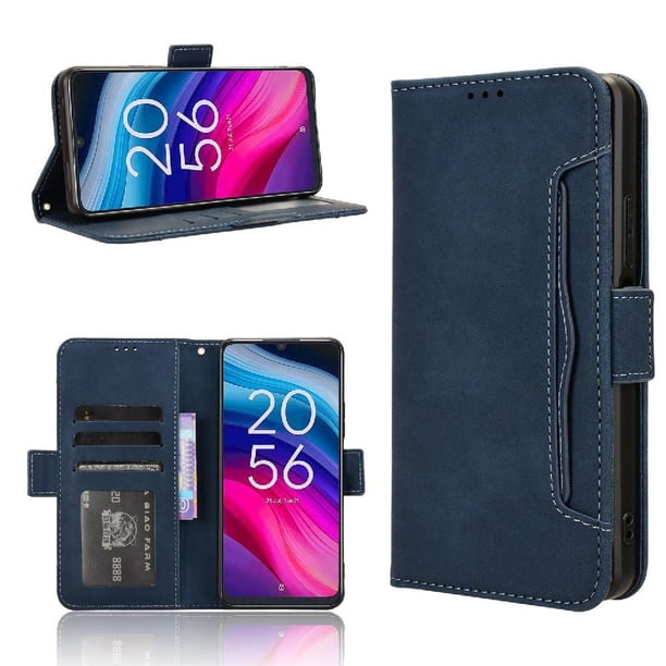 Funda Tipo Billetera FOXDOCK para TCL 50 5G – Tapa Flip con Tarjetero