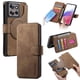 thumbnail image 1 of Funda Billetera Magnética para Motorola Edge 50 Soporte Tarjetas Desmontable Marrón, 1 of 6