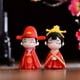 thumbnail image 1 of Beautiful Chinese Couple Statue Figures - Perfect for DIY Landscapes, Weddings & Bonsai Decorations!, 1 of 4