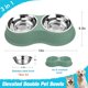 thumbnail image 2 of Juego doble de cuencos para perros EpetsLove de acero inoxidable 18 oz, 2 of 7