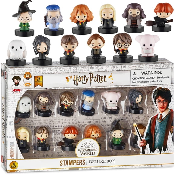 Juego De Sellos Harry Potter 12 Figuras Autoentintadas 6 35 Cm