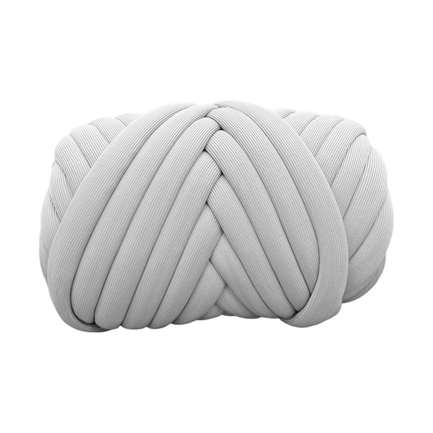 250 g de hilo grueso hilo voluminoso hilo trenzado lanzar una manta de hilo de hilo de hilo de hilo de hilo para niños artesanía de gato casa macrame Gris claro
