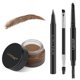 thumbnail image 1 of Kit de maquillaje LAVONE para estampar cejas, lápiz, pomada impermeable, 1 of 8