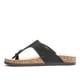 thumbnail image 2 of Sandalia Mujer Negro Razo Chancleta, 2 of 5