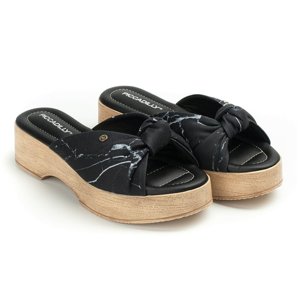 Sandalia Cecilia 6366 Negro Piccadilly