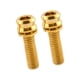 thumbnail image 3 of 2 Piezas Vástago De Manillar De Bicicleta Tornillos De Titanio M6 Accesorio De Repuesto De Bicicleta M6 17 Oro, 3 of 5
