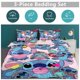 thumbnail image 5 of Stitch Print Bedding Set Pattern Duvet Cove Set 3 Pieces 1 Quilt Cover And 2 Pillowcases for Women Men Teens, 5 of 5