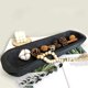 thumbnail image 5 of Cuenco decorativo de madera para masa Linsuo Vintage, 20 pulgadas, negro, 5 of 5