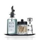 thumbnail image 1 of Dispensador de enjuague bucal Altfun Glass, 350 ml, recargable con vasos, color negro, 1 of 3