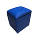 thumbnail image 2 of Pouf Baul Azul Eco Cuero 40*33*45 Rimar, 2 of 5