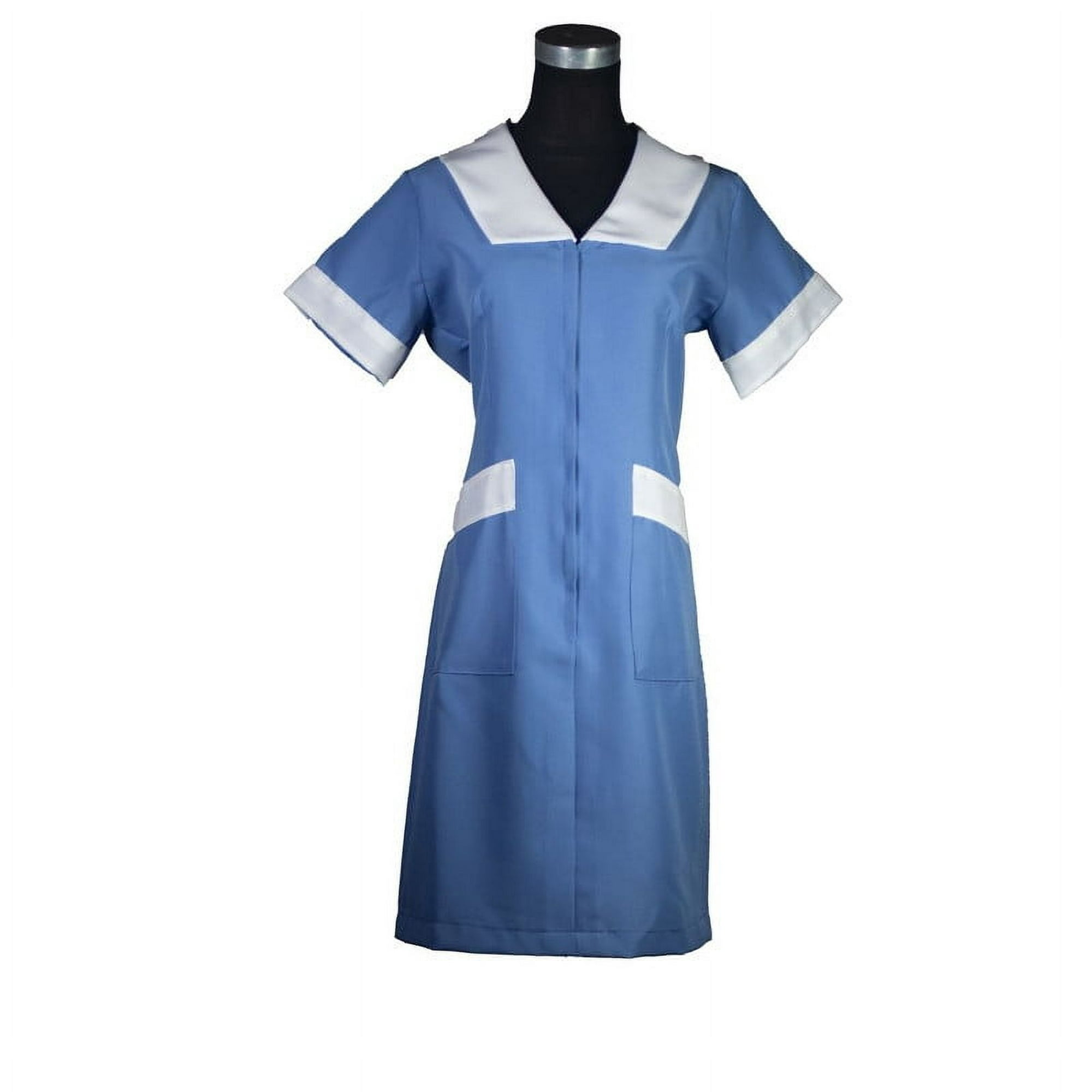 Ecclenan - Delantal Liso Celeste Talla Xxl