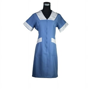 Ecclenan - Delantal Liso Celeste Talla Xl