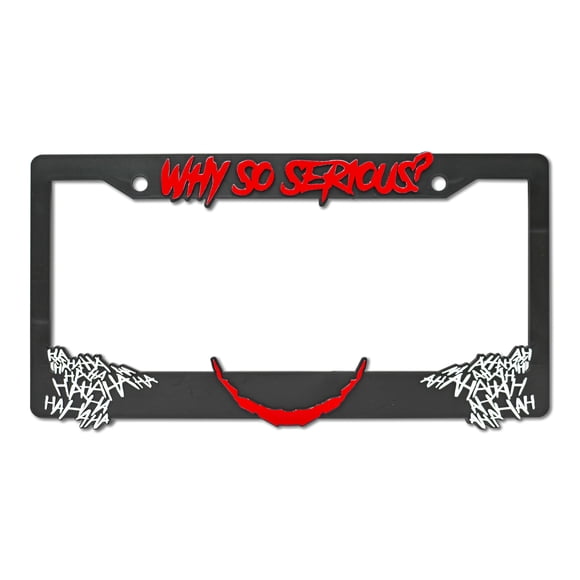 Marco para placa de matrícula LP Frameworks Joker 3D en relieve