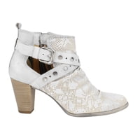 Botín Felmini Abierto Cuero Gris