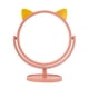 thumbnail image 3 of Espejo De Maquillaje De Escritorio Rotación De 360 Grados Para Tocador Afeitado Mesa Gato Rosa, 3 of 5