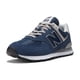 thumbnail image 1 of Zapatilla New Balance 574 Core para hombre azul marino/blanco talla 13, 1 of 8