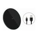 thumbnail image 1 of Cargador De Celular Inalambrico 2A 20W Smartphone Android para Iphone pared casa redondo (negro), 1 of 4