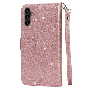 Funda Para Foxdock Elegante Funda Samsung Galaxy A05S Glitter Con Cremallera-Ideal Para El Uso Diario