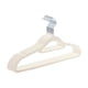 thumbnail image 2 of 10x Perchas De Terciopelo Organizadores De Armario Perchas Para Vaqueros Chaquetas Toallas Blanco, 2 of 3