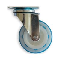 Rueda Pvc 75 Mm 50 Kg Hbt Celeste