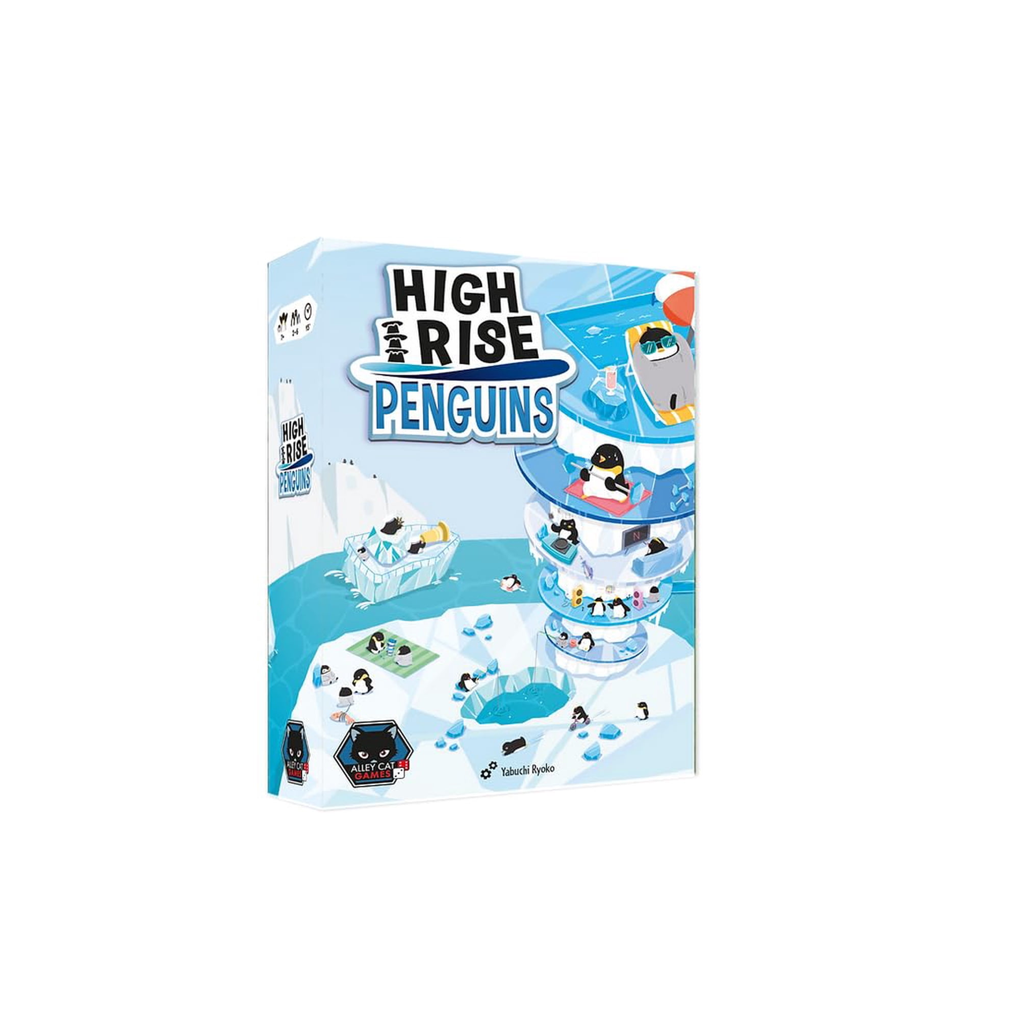 Juego De Mesa Alley Cat Games High Rise Penguins Apilamiento