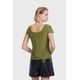 thumbnail image 3 of Polera Mujer Espalda Rebajada Verde, 3 of 4