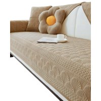 Genérico - Pack De 5 Fundas Para Sofa Con Diseño F3 Beige