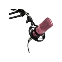 Philco - Kit Estudio Microfono Rosado Antipop Atril Metalico