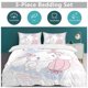 thumbnail image 2 of Cute Cinnamoroll Cartoon Character Duvet Cover Set Bedding Set 3D Cartoon Printed Comfortable And Soft Bed Set Room Decor for Bedroom, 2 of 5