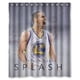 thumbnail image 1 of Cortina de ducha con imágenes geniales de Stephen Curry, juego de cortinas de baño con ganchos, tamaño 60 x 72 pulgadas, 1 of 3