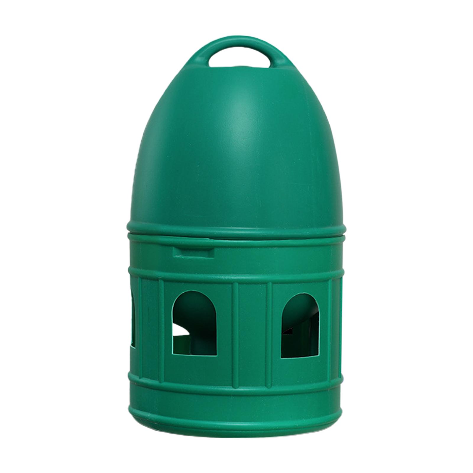 Magideal - De Agua Para Pájaros, , Paloma, Loro, , Paloma, Dispensador De Agua, Alimentador Automático, De Gran Capacidad Con Asa , Verde 5L