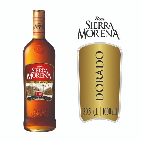 Ron Dorado 39.5° Botella, 1 L