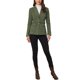 thumbnail image 2 of INSPIRE CHIC Blazer de trabajo de mujer con cinturón de imitación de ante, manga larga, abotonado, talla M, verde militar, 2 of 6