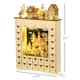 thumbnail image 5 of Calendario navideño de Adviento HOMCOM iluminado con 24 cajones, 5 of 9