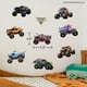 thumbnail image 5 of Monster Jam Wall Palz - Pack de calcomanías de vinilo para pared, 9 camiones, 5 of 7