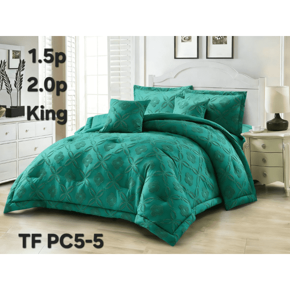 Cubrecama King Quilt Verano Semi Acolchados Diseño De Flores