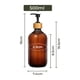 thumbnail image 4 of Venhoouse Pack 3 Dispensador De Jabón 500 Ml Plástico Bambú Ambar, 4 of 8